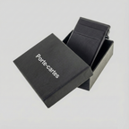 Porte Cartes Slim Aluminium Homme — gros plan sur la matière aluminium anodisé