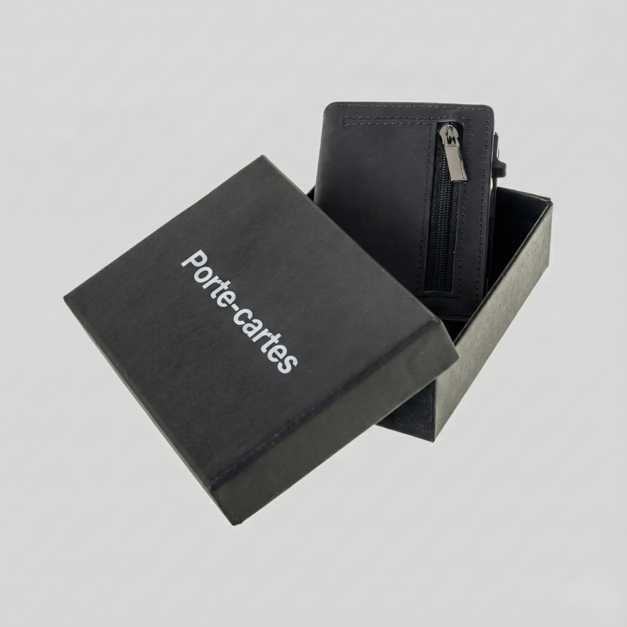 Porte Cartes Cuir Homme RFID — boîte cadeau signature Porte-cartes
