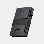 Porte Cartes Aluminium RFID Homme — cartes en éventail, levier latéral