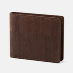 Porte Cartes Vegan Homme — liège véritable (cork leather) marron naturel, vue principale