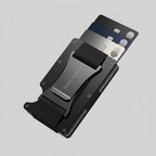 Porte Cartes Métal Homme — cartes en éventail, sandwich aluminium à vis hexagonales