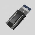 Porte Cartes Rigide Homme — aluminium anodisé noir, vue principale