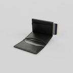 Porte Cartes 3 Volets Homme — cartes en éventail, pliage tri-fold