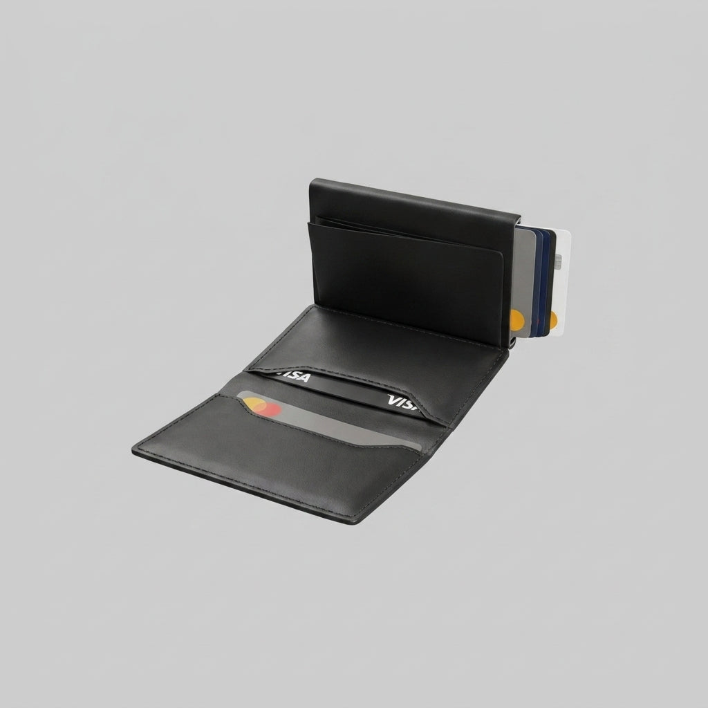 Porte Cartes Homme Compact — boîte cadeau signature Porte-cartes