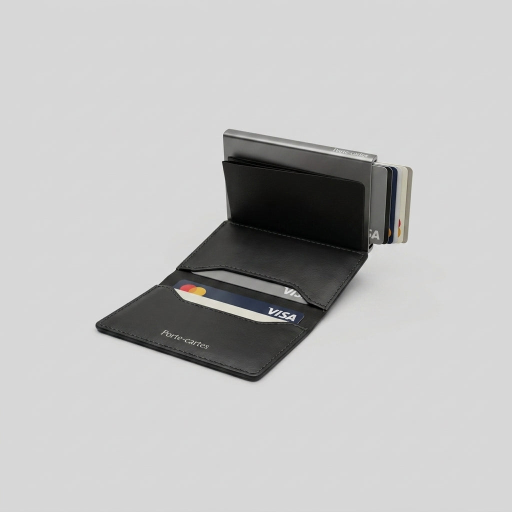 Porte Cartes Et Monnaie Homme — boîte cadeau signature Porte-cartes
