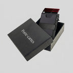 Porte Cartes Aluminium RFID Homme — boîte cadeau signature Porte-cartes