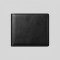 Porte Cartes 2 Volets Homme — cuir lisse noir, vue principale