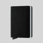 Porte Cartes Cuir Noir Homme Luxe — boîte cadeau signature Porte-cartes