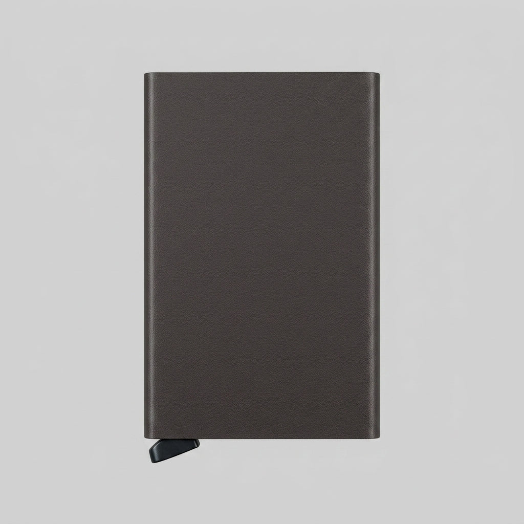 Petit Porte Cartes Homme — vue de dos et profil fin