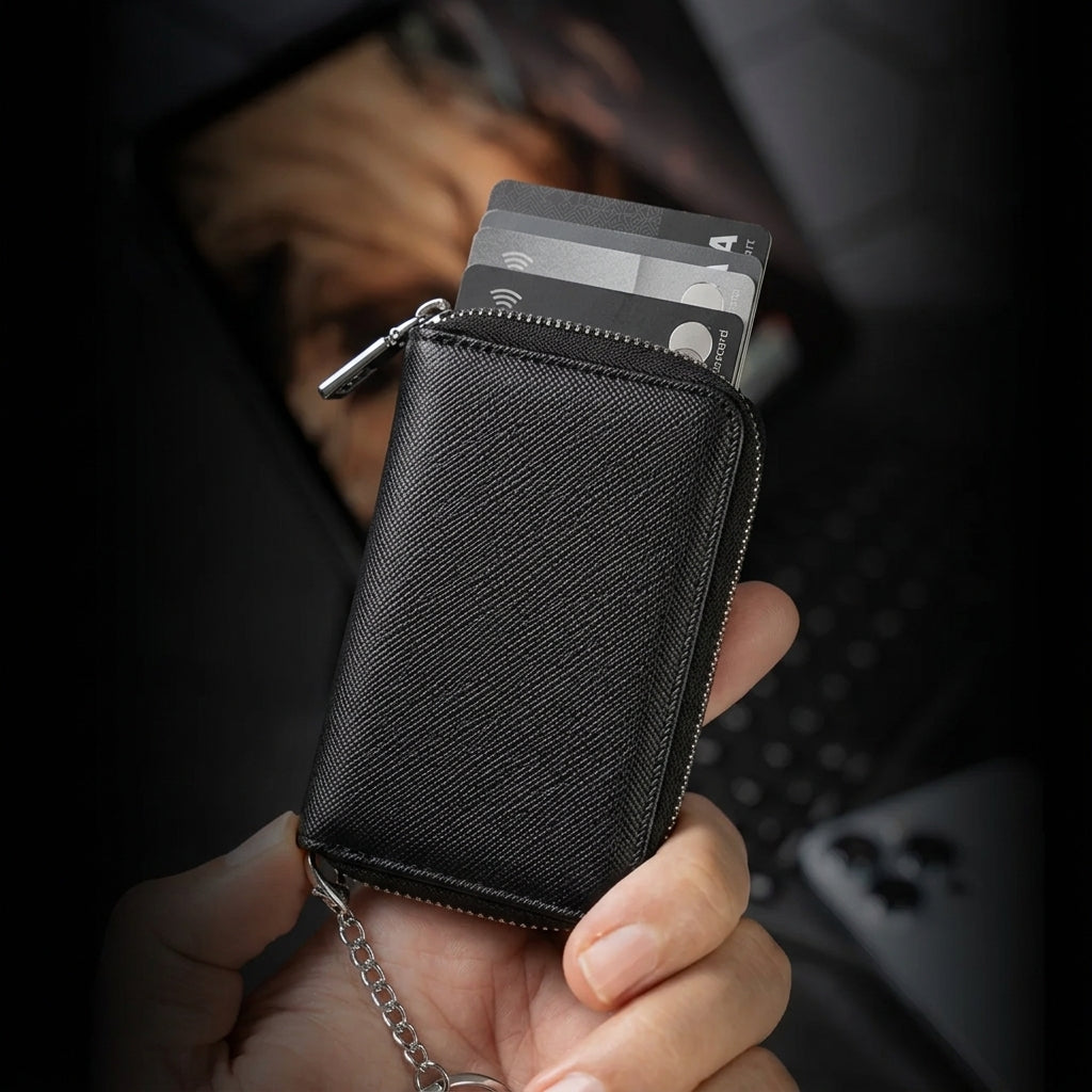 Porte Cartes Étui Homme — boîte cadeau signature Porte-cartes