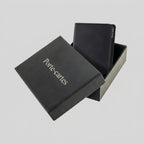 Porte Cartes Cuir Homme Noir — boîte cadeau signature Porte-cartes